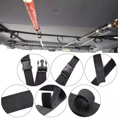 Adjustable In-car Fishing Rod Fixing With Roof