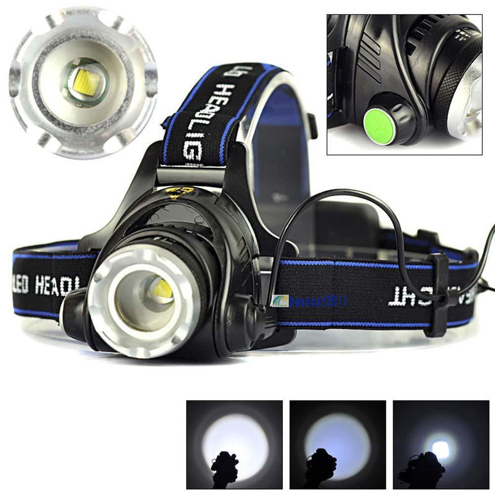Adjust Telescopic Fishing Strong Light Zoom Headlight