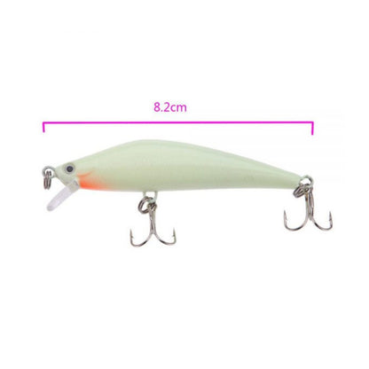 Bionic Fake Bait 8.2Cm 8G Night Fishing Bow Luminous
