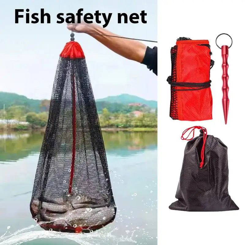 Portable  Fishnet Bag