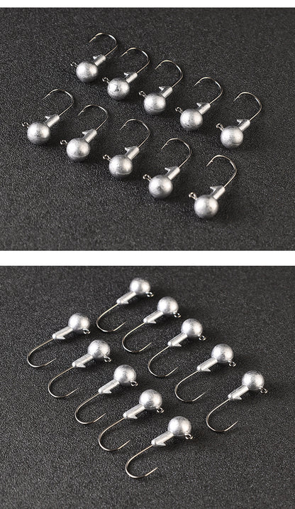 Reinforced Jig Hook 10 PCs